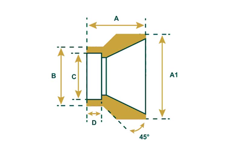 90/10 Copper Nickel Bushing Insert Reducer