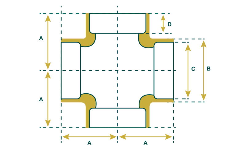 90/10 CuNi Socket Weld Cross Manufacturer