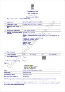 gst registration cunimet alloys pvt ltd thumbnail new