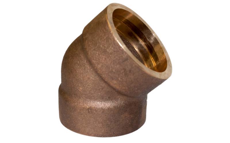 Silver Braze 45 Degree Elbow | MIL-F-1183 Bronze Fittings Manufacturer