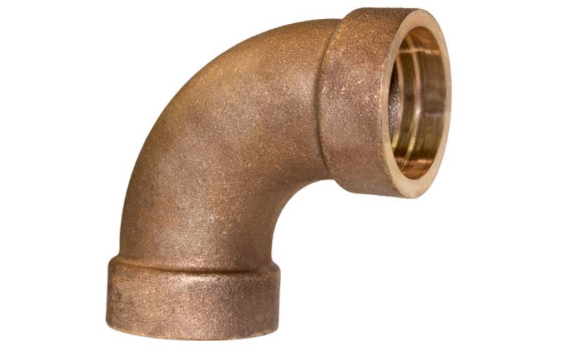 Silver Braze 90 Degree Long Radius Elbow | MIL-F-1183 Bronze Fittings Manufacturer