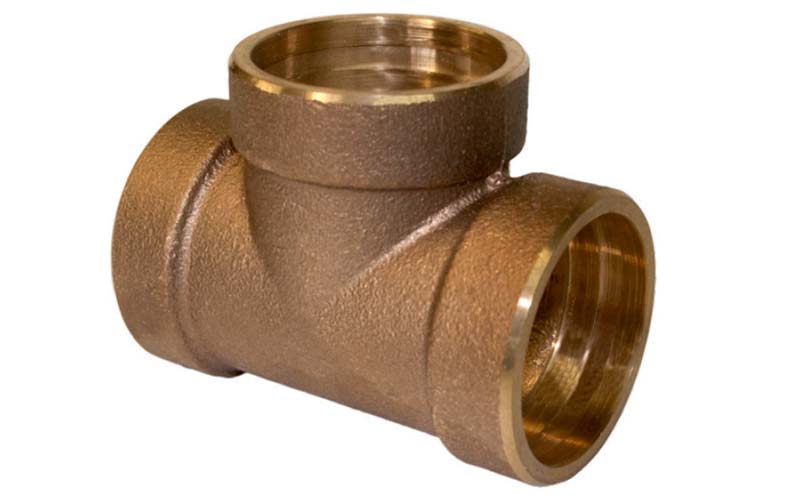 Silver Braze Tee | MIL-F-1183 Bronze Fittings