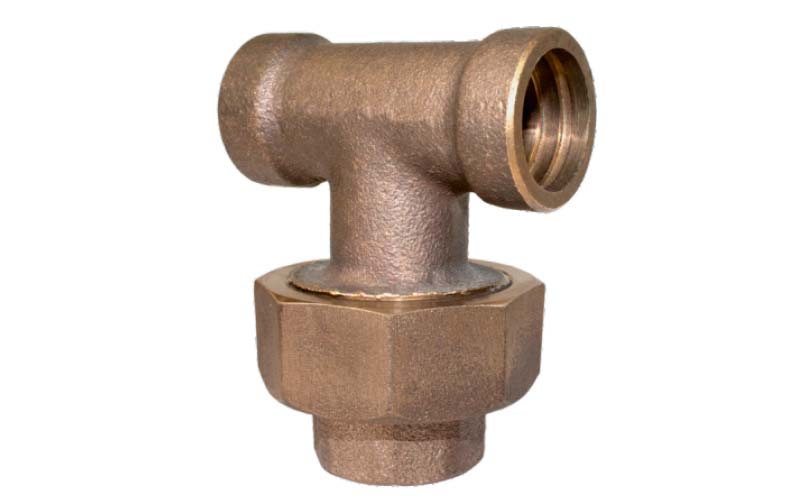Silver Braze Union Branch Tee | MIL-F-1183 Bronze Fittings